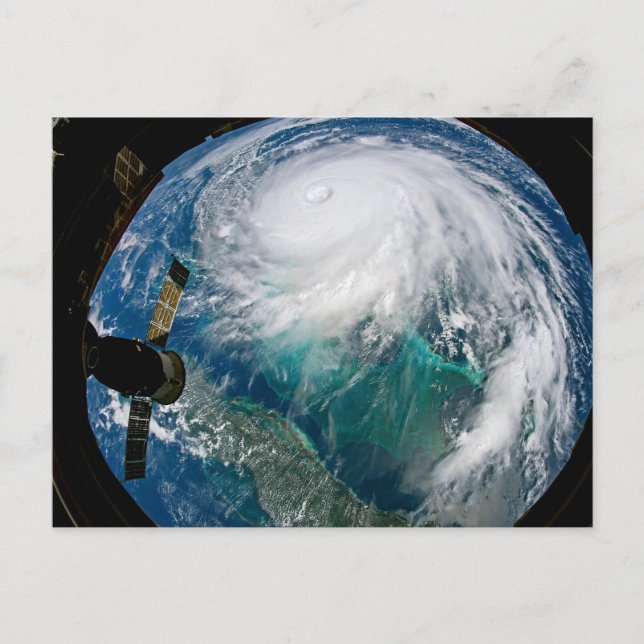 View Of Hurricane Dorian. Postcard (Front)
