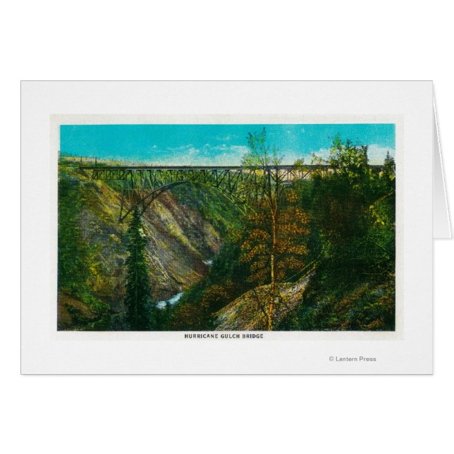 View of Hurricane Gulch Bridge, Alaska (Front Horizontal)