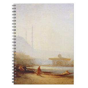 View of Istanbul, 1864 (oil on canvas) Notebook
