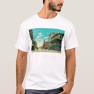 View of J and Mariposa Street CornerFresno, CA T-Shirt