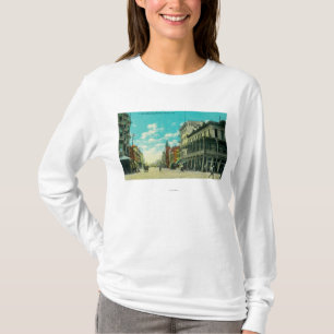 View of J and Mariposa Street CornerFresno, CA T-Shirt