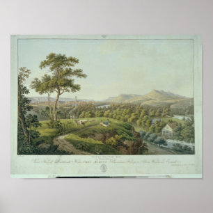 View of Jena from Rasenhuehlberg, c.1810 Poster