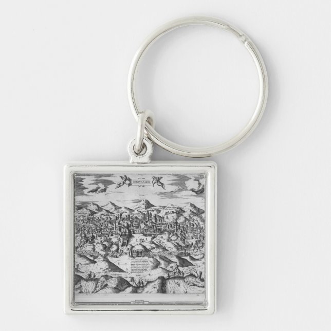 View of Jerusalem, 1570 ? Keychain (Front)
