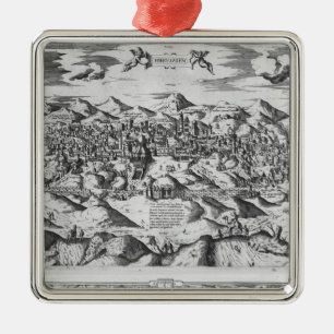 View of Jerusalem, 1570 ? Metal Ornament