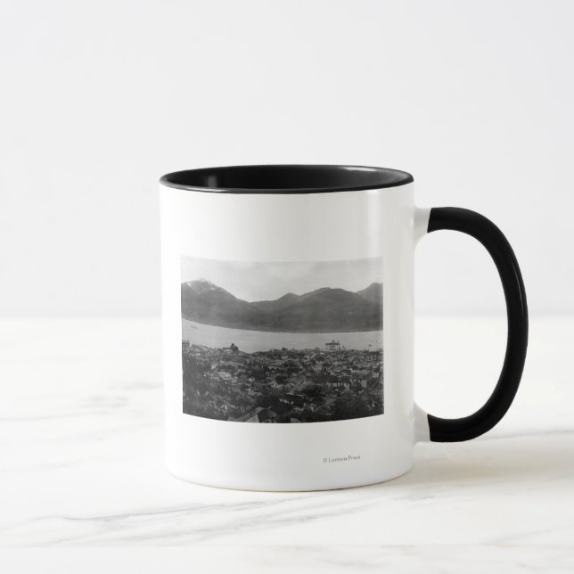 View of Juneau, Alaska and S.S. Burnside in Mug (Right)