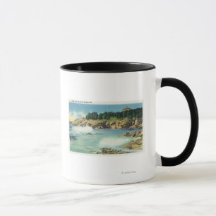 View of Kid's Cave at Squirrel Island Mug
