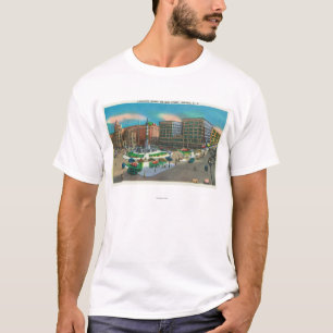 View of Lafayette Square and Main Street T-Shirt