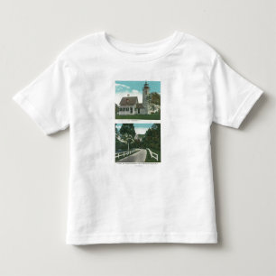 View of Lake Champlain Lighthouse Toddler T-shirt