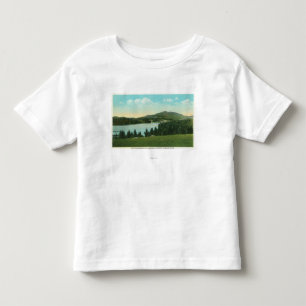 View of Lake Flower with Mt. Baker in Distance Toddler T-shirt