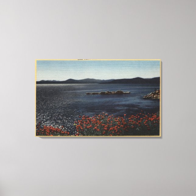 View of Lake from the Northern Shores Canvas Print (Front)