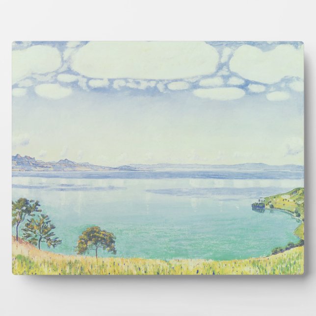 View of Lake Leman from Chexbres, 1905 Plaque (Front)