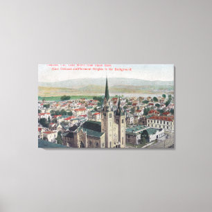 View of Lake Merritt from Union Bank Canvas Print