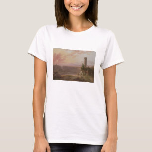 View of Lake Nemi at Sunset T-Shirt