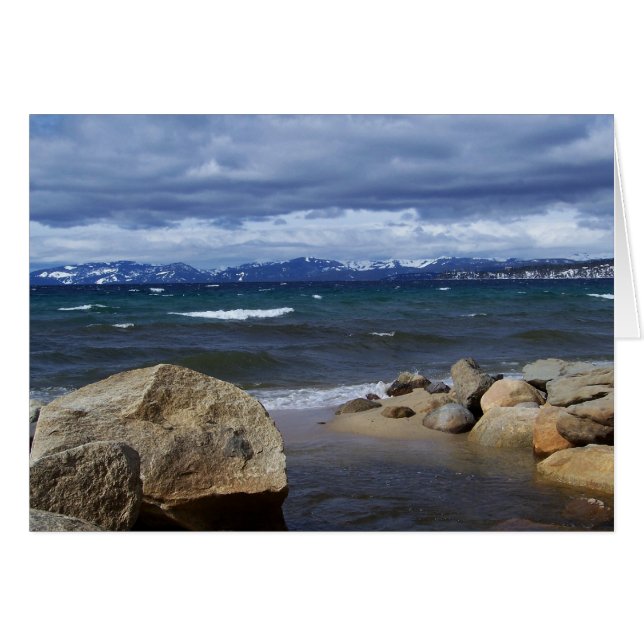 View of Lake Tahoe in Winter (Front Horizontal)