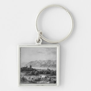 View of Lausanne Keychain