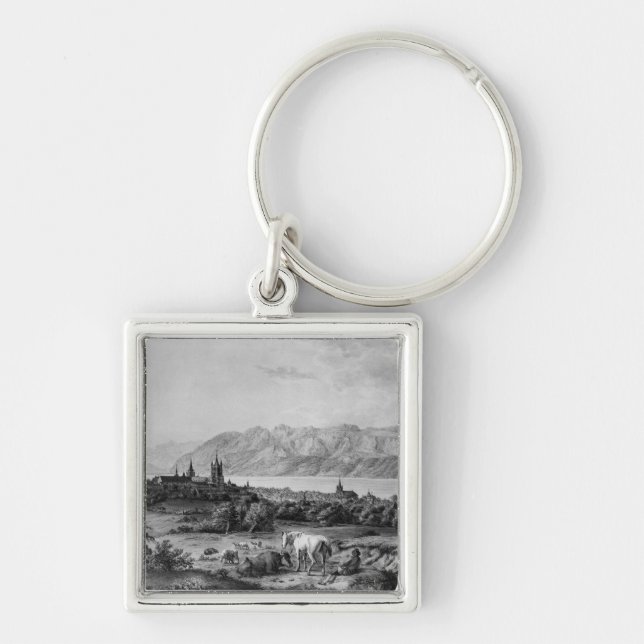 View of Lausanne Keychain (Front)