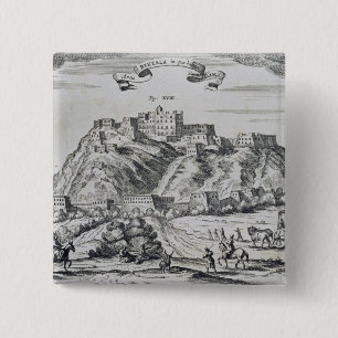 View of Lhasa, capital of Tibet 2 Inch Square Button