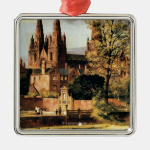 View of Lichfield Cathedral Metal Ornament