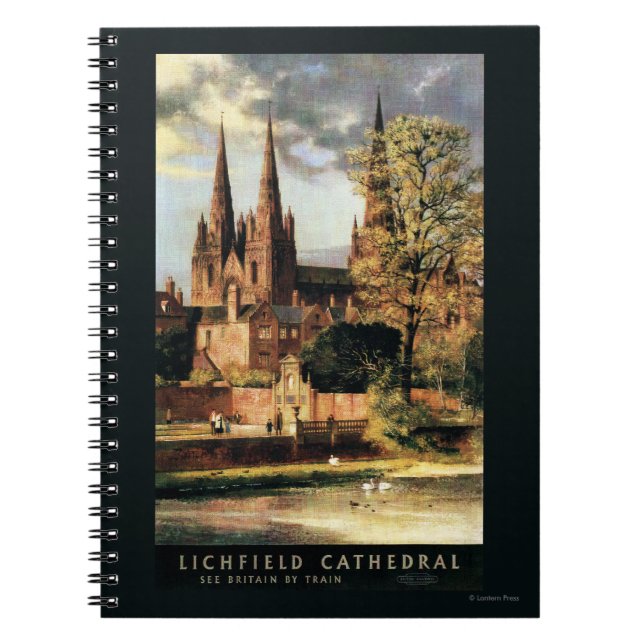 View of Lichfield Cathedral Notebook (Front)