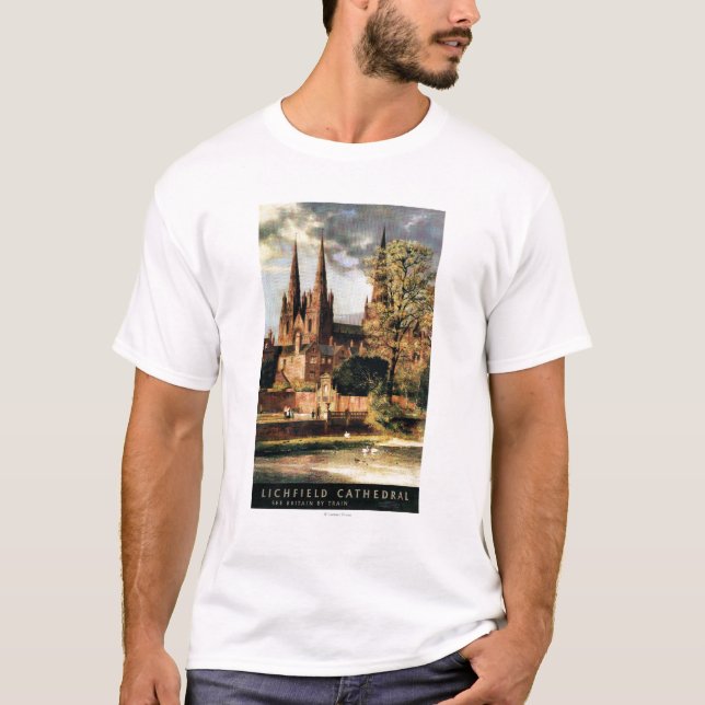 View of Lichfield Cathedral T-Shirt (Front)
