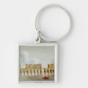 View of London Bridge, c.1632 (oil on panel) Keychain