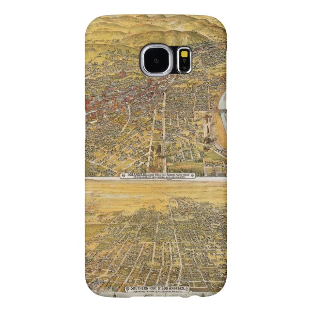 View Of Los Angeles, 1894 Case-Mate Samsung Galaxy Case (Back)