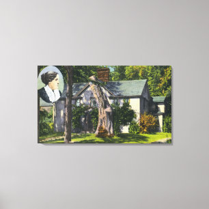 View of Louisa May Alcott House Canvas Print