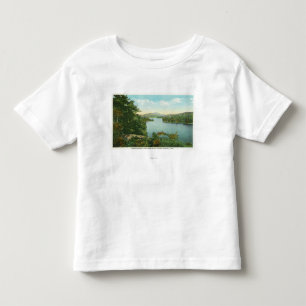 View of Lower Saranac Lake from Bluff Island Toddler T-shirt