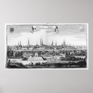 View of Lubeck Poster