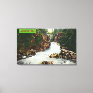 View of Lynn Canyon Falls Canvas Print