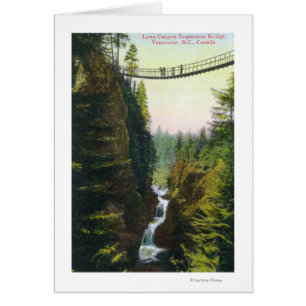 View of Lynn Canyon Suspension Bridge