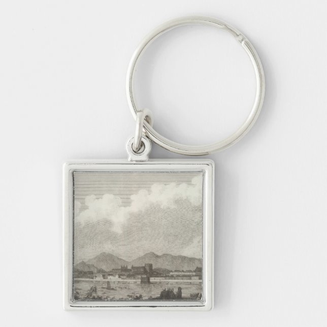 View of Macao in China Keychain (Front)