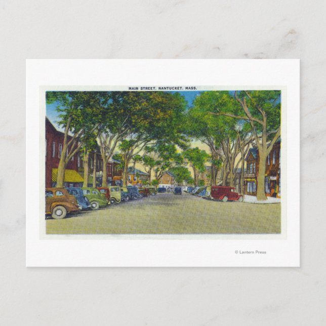 View of Main Street 5 Postcard (Front)