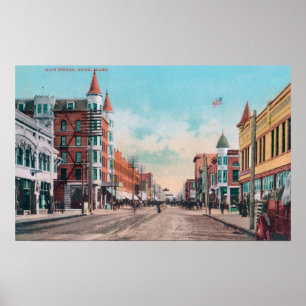 View of Main StreetBoise, ID Poster