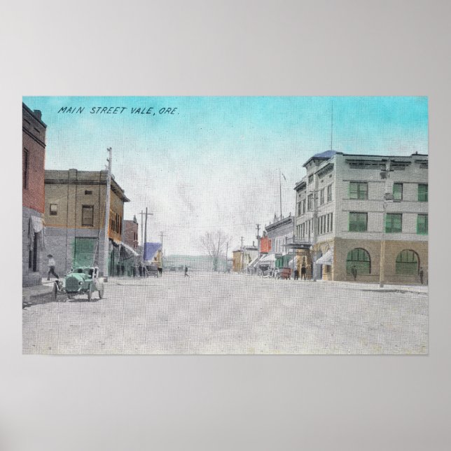 View of Main StreetVale, OR Poster (Front)
