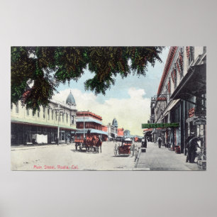 View of Main StreetVisalia, CA Poster