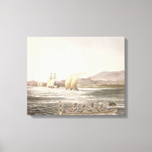 View of Manila, Philippines, 1826 Canvas Print