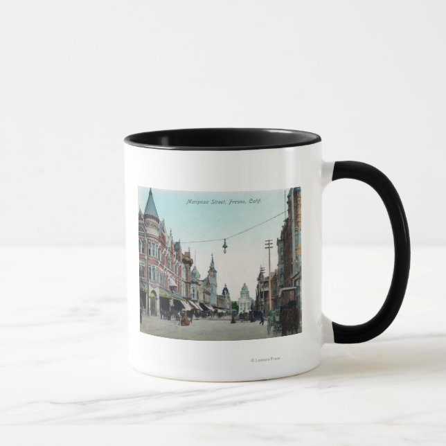 View of Mariposa StreetFresno, CA Mug (Right)