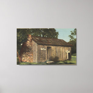 View of Mark Twain Cabin on Jackass Hill Canvas Print