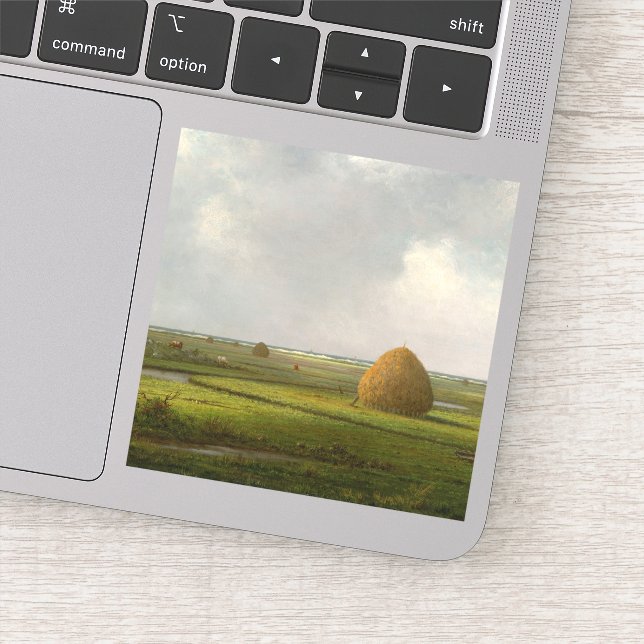 View of Marshfield, 1876 by Martin Johnson Heade (Detail)