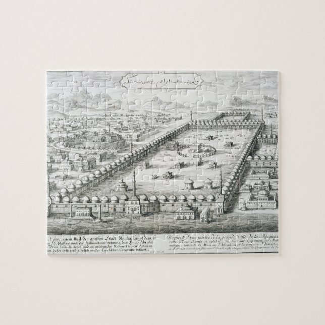 View of Mecca, from 'Entwurf einer historischen Ar Jigsaw Puzzle (Horizontal)