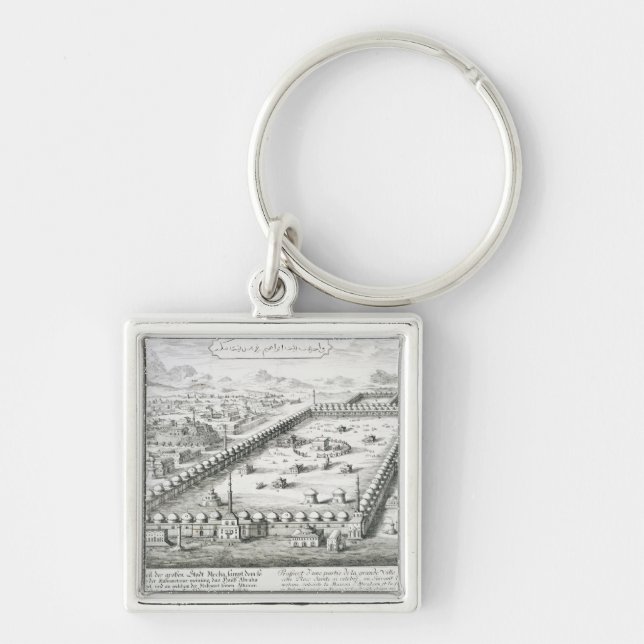 View of Mecca, from 'Entwurf einer historischen Ar Keychain (Front)