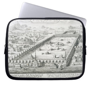 View of Mecca, from 'Entwurf einer historischen Ar Laptop Sleeve