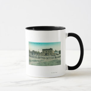 View of Millers Hauling Grain to Mill Mug