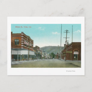 View of Miners StreetYerka, CA Postcard