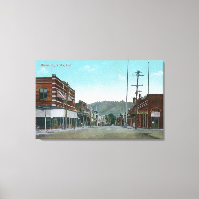 View of Miners StreetYreka, CA Canvas Print (Front)