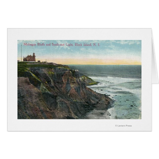 View of Mohegan Bluffs and Southeast (Front Horizontal)