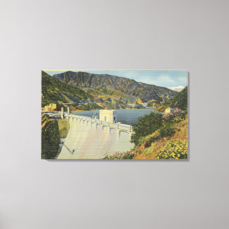 View of Morris San Gabriel Dam Canvas Print