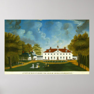 View of Mount Vernon - American Fine Art Poster