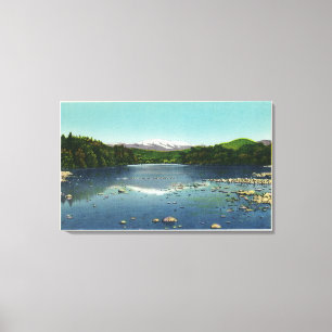 View of Mount Washington and the Saco Canvas Print